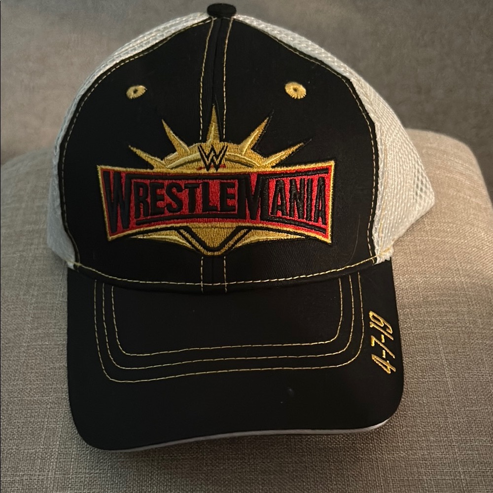 WrestleMania Black and Gold Cap